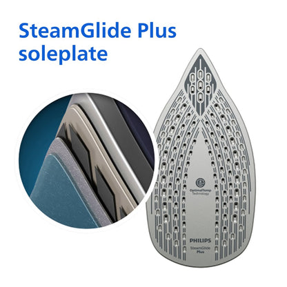 Philips DST6120 20 2600W Steam Iron with Steam Boost, Ceramic Soleplate & Drip Stop