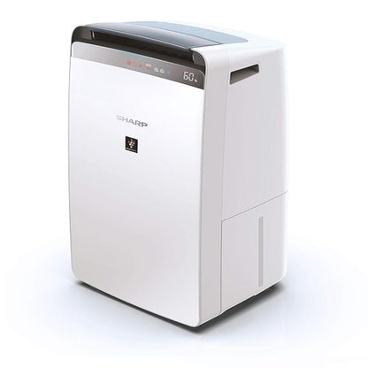 HARP DW-J20FM-W Dehumidifier & Air Purifier – Plasmacluster, HEPA Filter, 20L/Day, Covers 550 sq. ft.