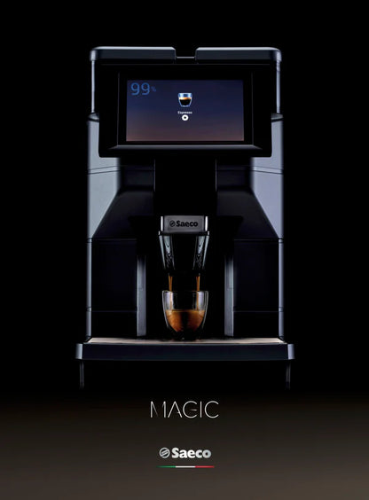 Saeco Magic M1 Fully Automatic Coffee Machine Professional Bean-to-Cup Espresso Maker with Milk Frother for Home & Office Use