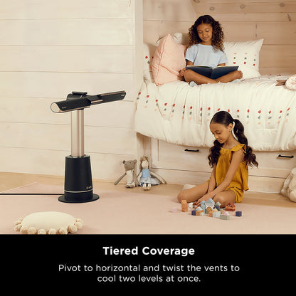 Shark TurboBlade Bladeless Tower Fan TF200 – High-Speed Quiet Cooling with 180° Oscillation & Remote