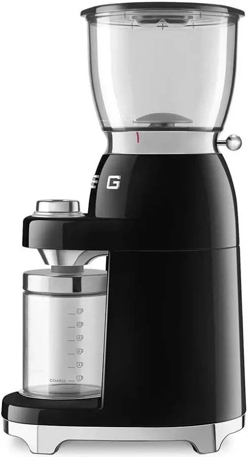 Smeg Coffee Grinder with 15 Grind Settings  Precision Conical Burr Grinder for Espresso & Drip Coffee