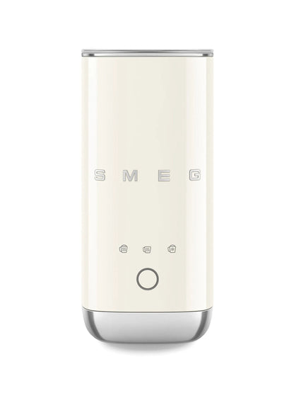 Smeg MFF02BLUK Retro 50s Style Mini Milk Frother – 500W cream Milk Frother with Preset & Manual Functions | Retro 50s Style