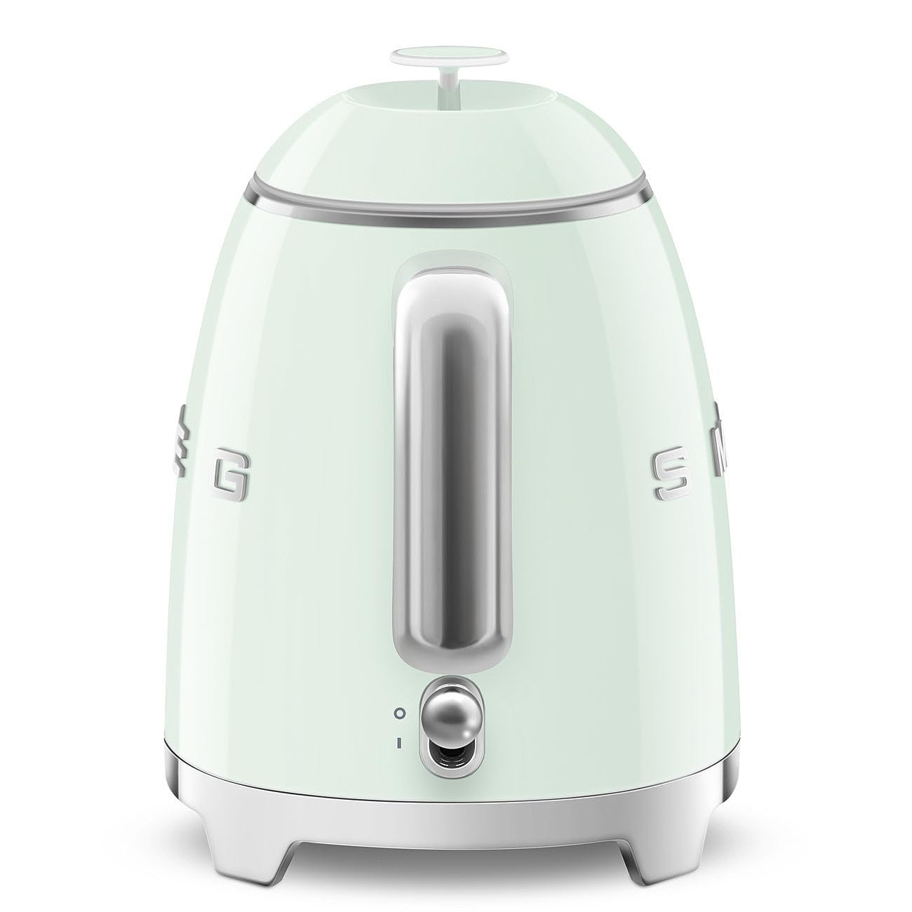 Smeg 0.8L Electric Kettle 1400W Pastel Green – Luxury 50’s Retro Style Mini Kettle, Stainless Steel Interior, Compact Portable Design, Auto Shut-Off, KLF05 Premium Italian Brand