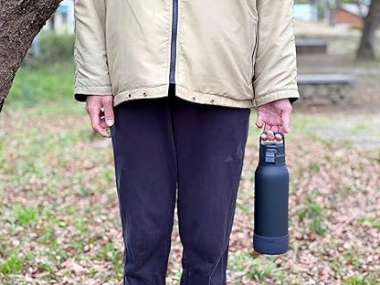 Tiger 1.0L Ultra-Light Vacuum Insulated Bottle with Handle – Stainless Steel, Double Wall, Antibacterial Stopper (MTA-B100-KK)