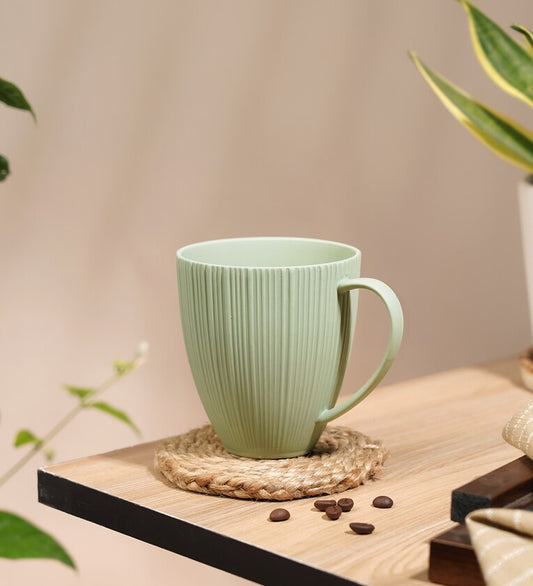 Vogue Diamond Moss Mug Set – 2 x 400ml Ceramic Coffese Mug