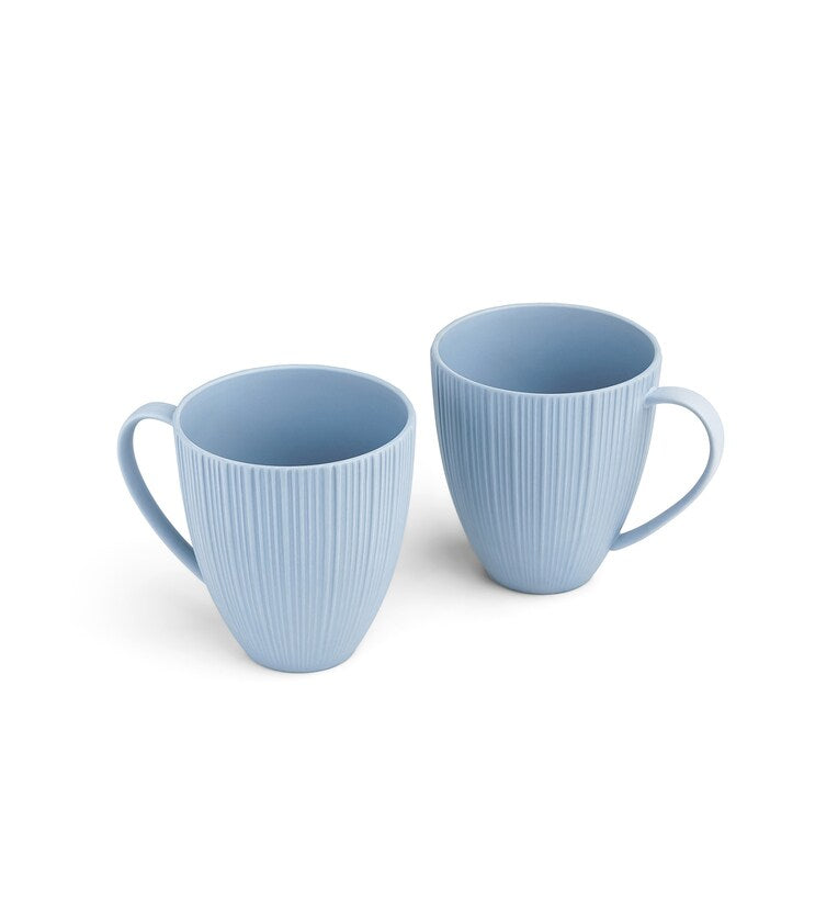 Vogue Diamond sky Mug Set – 2 x 400ml Ceramic Coffee Mugs
