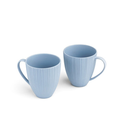 Vogue Diamond sky Mug Set – 2 x 400ml Ceramic Coffee Mugs