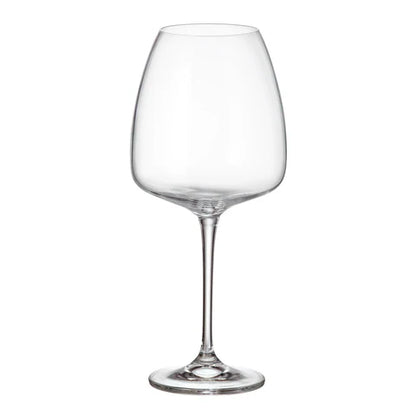 Anser 770 ml Bohemian Crystal Glass Set of 6 | Premium Large Tumbler Glasses for Whisky, Cocktails & Water