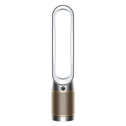 Dyson TP09 Air Purifier with Formaldehyde Filter – HEPA H13, Bladeless Fan & Air Multiplier Technology (White/Gold)