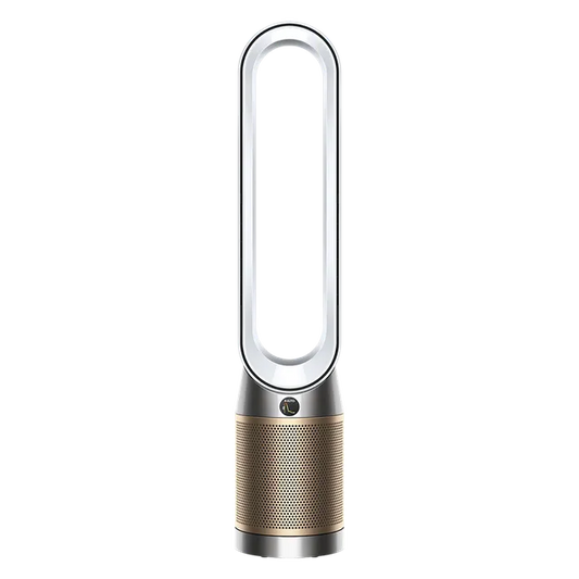 Dyson TP09 Air Purifier with Formaldehyde Filter – HEPA H13, Bladeless Fan & Air Multiplier Technology (White/Gold)